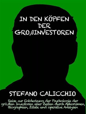 cover image of In den köpfen der großinvestoren